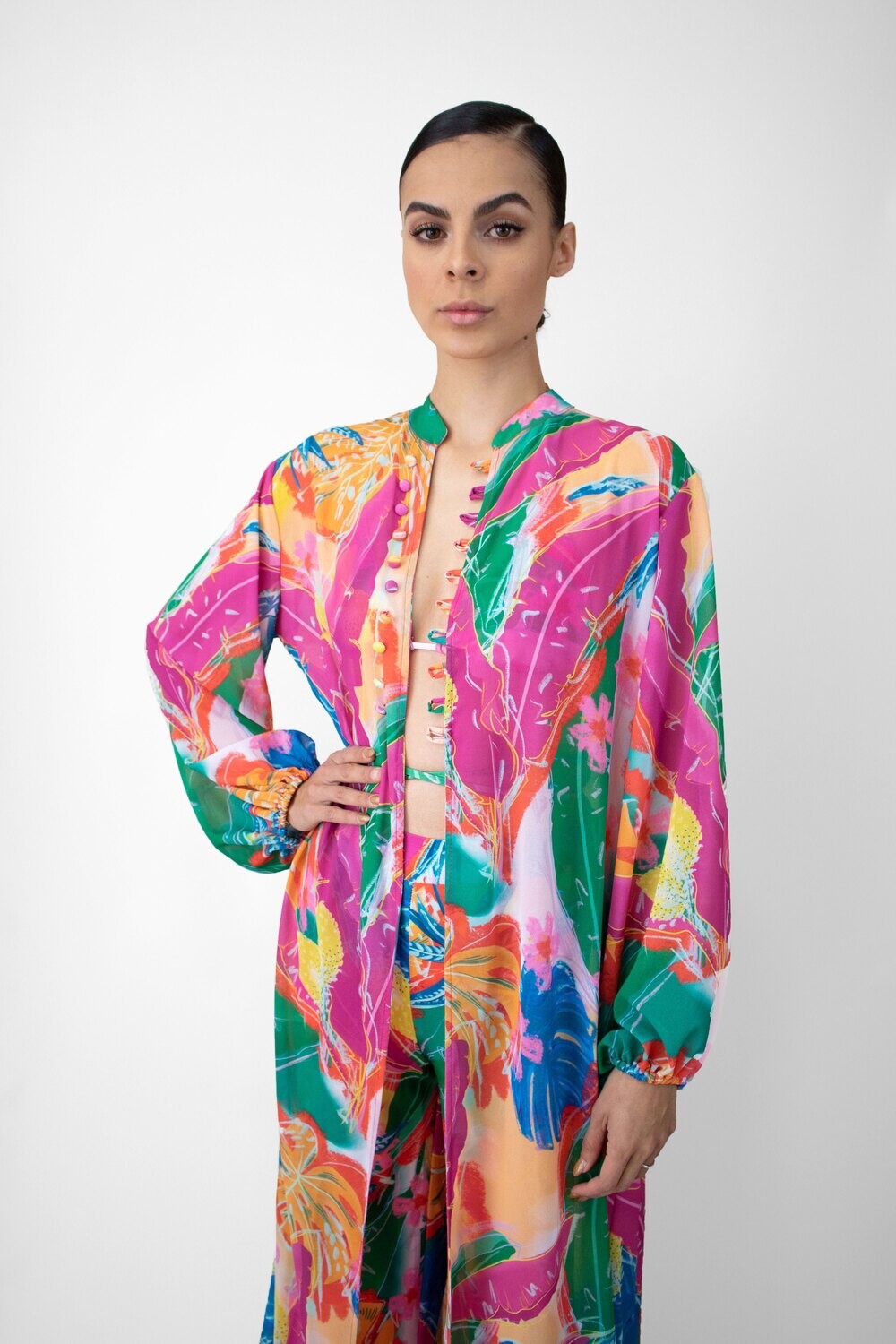 Maxi Camisa Tropical