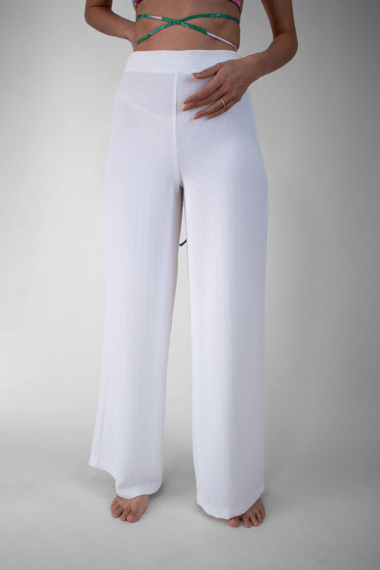 Pantalón Blanco Recto