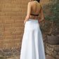 Falda Asimétrica Blanca