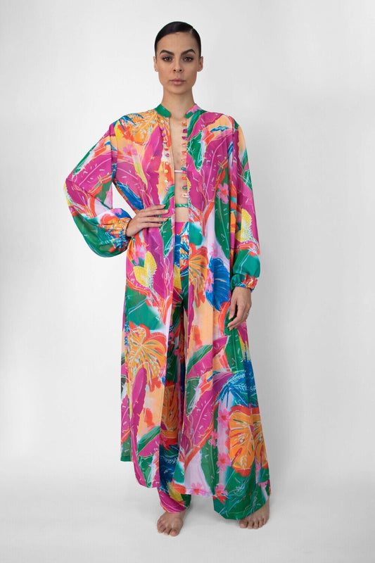 Maxi Camisa Tropical
